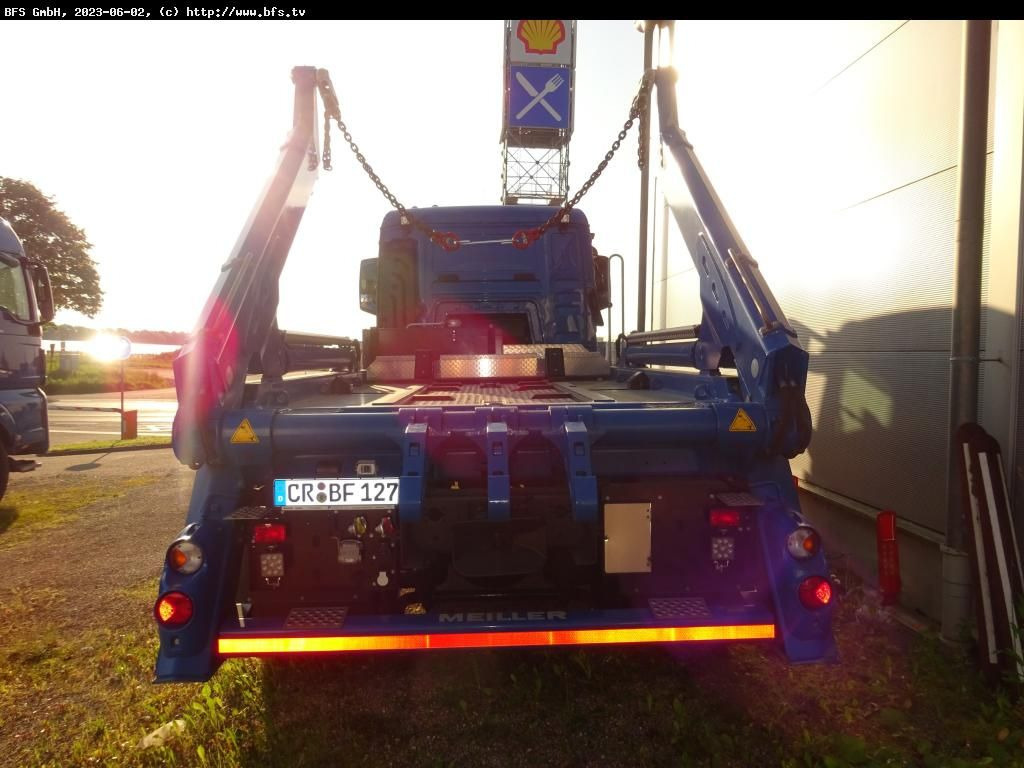 MAN TGS (TG3) 18.510 4x2 BL CH Meiller AK 12 MT - Camión portacontenedor de cadenas: foto 2 MAN TGS (TG3) 18.510 4x2 BL CH Meiller AK 12 MT - Camión portacontenedor de cadenas: foto 2