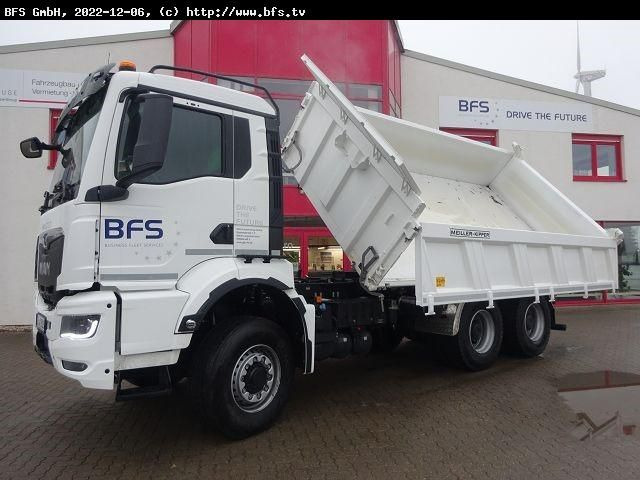 MAN TGS (TG3) 33.470 6x6 H BL 6x6H, Anh.-kipphydraul - Camión volquete: foto 2 MAN TGS (TG3) 33.470 6x6 H BL 6x6H, Anh.-kipphydraul - Camión volquete: foto 2