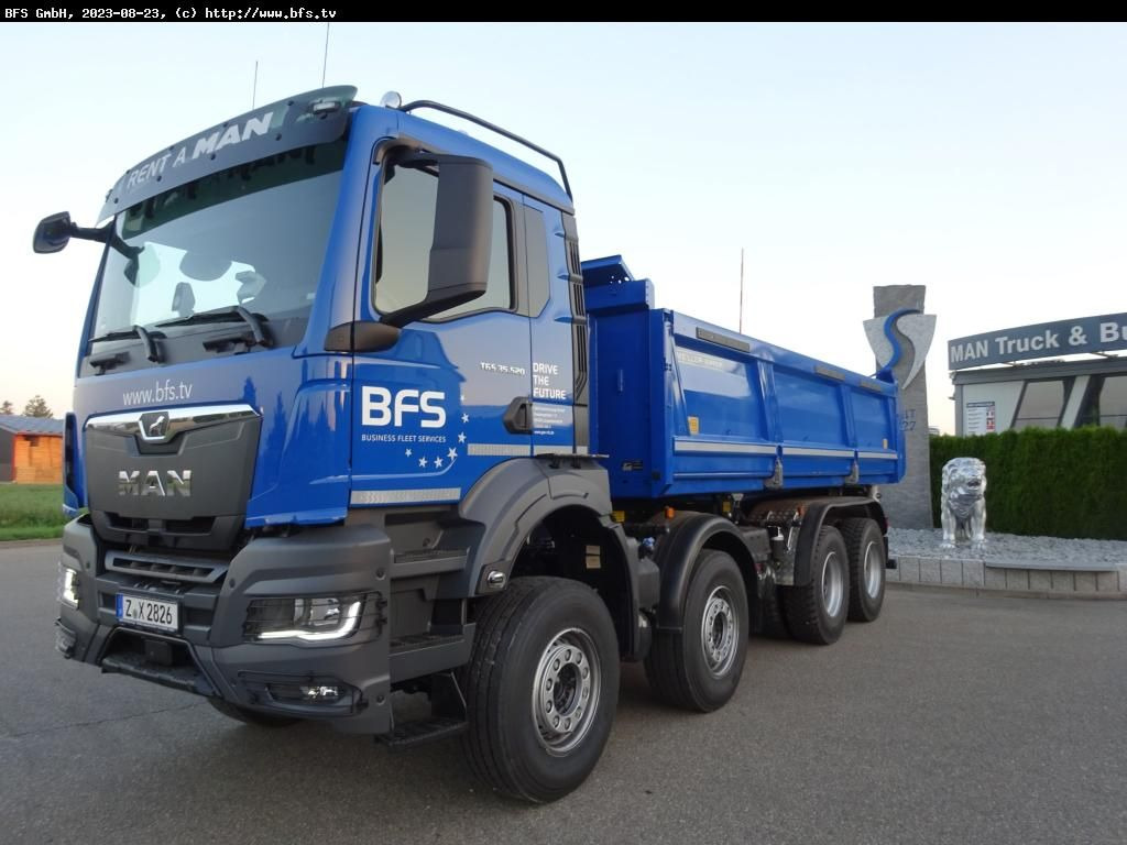 MAN TGS (TG3) 35.520 8x4 BB CH Bordmatik links, 3-Se - Camión volquete: foto 1 MAN TGS (TG3) 35.520 8x4 BB CH Bordmatik links, 3-Se - Camión volquete: foto 1