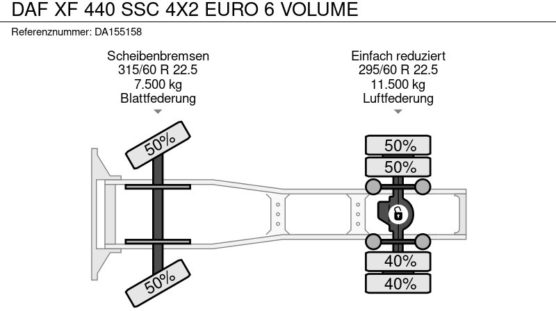 Cabeza tractora DAF XF 440 SSC 4X2 EURO 6 VOLUME: foto 16 Cabeza tractora DAF XF 440 SSC 4X2 EURO 6 VOLUME: foto 16