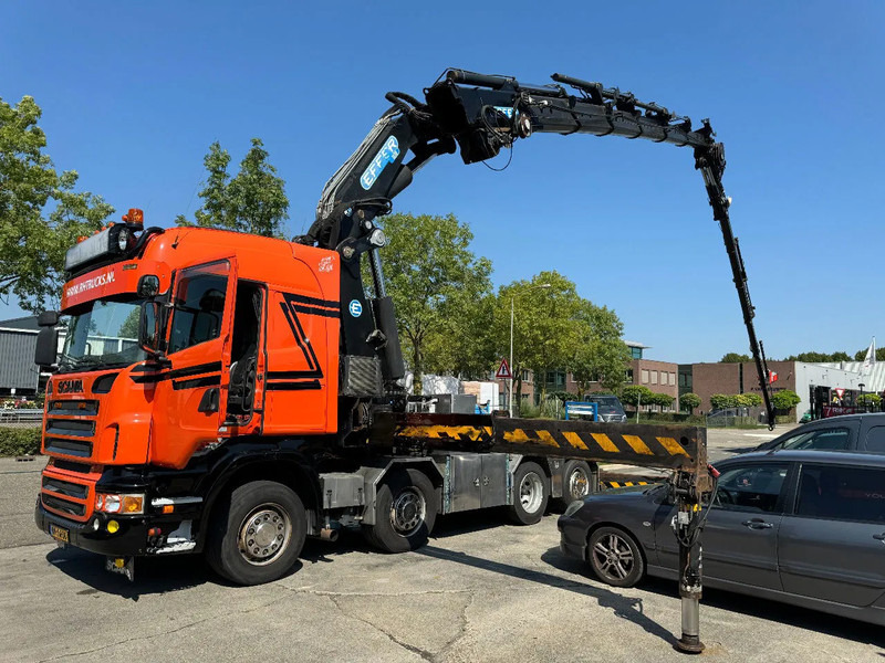Scania R560 V8 8X2 + EFFER CRANE 1550 6S + FLYJIP 6XHYDR + REMOTE + WINCH - Cabeza tractora: foto 1 Scania R560 V8 8X2 + EFFER CRANE 1550 6S + FLYJIP 6XHYDR + REMOTE + WINCH - Cabeza tractora: foto 1
