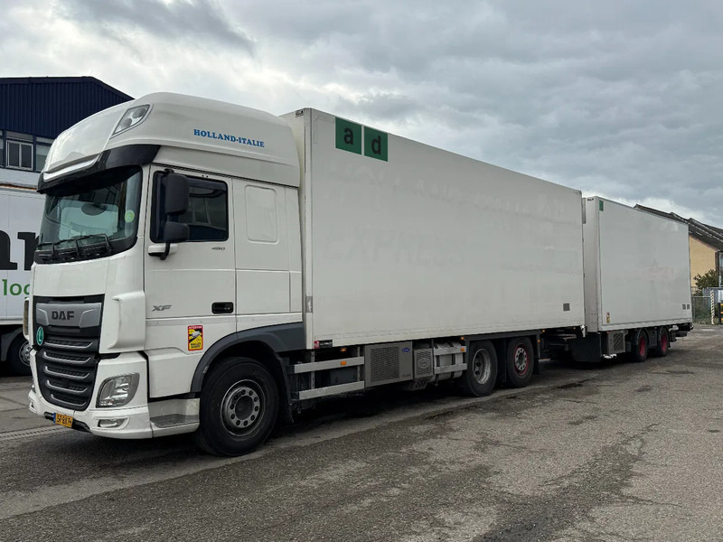 DAF XF 480 6X2 + 2 AXLE HANGER + TRS COOLING + DHOLLANDIA LIFT (2x) - Camión frigorífico: foto 1 DAF XF 480 6X2 + 2 AXLE HANGER + TRS COOLING + DHOLLANDIA LIFT (2x) - Camión frigorífico: foto 1