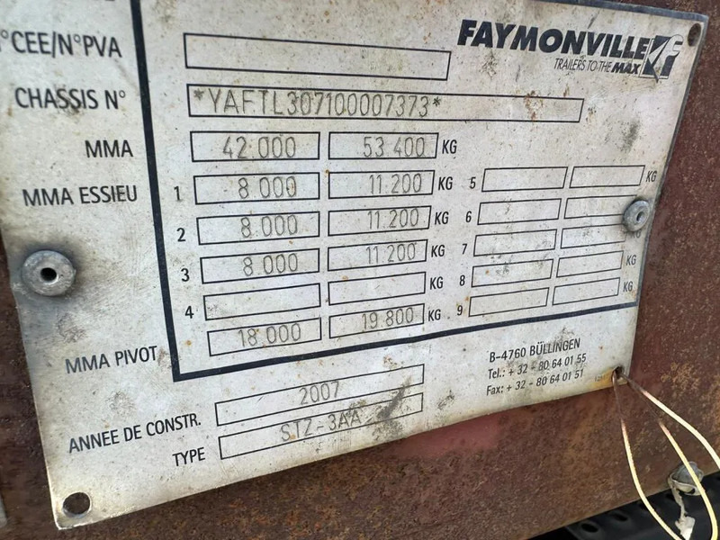 Semirremolque góndola rebajadas Faymonville 3 AXEL STEERING DOUBLE EXTENDABLE BED 9,4+6,9+6,6 METER: foto 13
