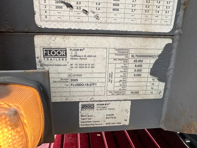 Semirremolque góndola rebajadas Floor 3 AXLE, 6 M EXTENDABLE, WHEEL FILLS: foto 16