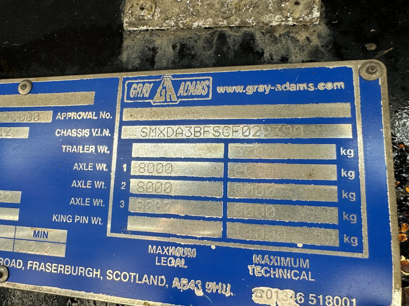 Semirremolque frigorífico Gray and Adams 6X THERMO KING SLX 200 -13,4X2,5X2,6 METER - BPW DRUM BRAKES: foto 10