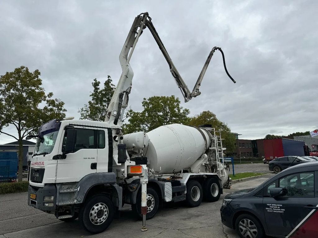 MAN TGS 35.400 8X4 EURO 4 PUTZMEISTER PUMP 21-3 + LI - Camión hormigonera con bomba: foto 2 MAN TGS 35.400 8X4 EURO 4 PUTZMEISTER PUMP 21-3 + LI - Camión hormigonera con bomba: foto 2
