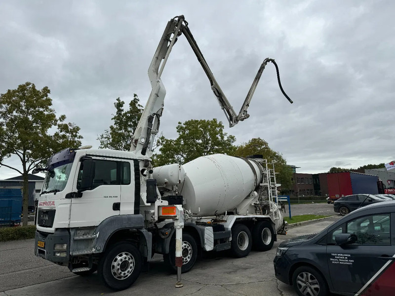 MAN TGS 35.400 8X4 PUTZMEISTER PUMP 21-3 + LIEBHERR MIXER - Camión bomba de hormigón: foto 2 MAN TGS 35.400 8X4 PUTZMEISTER PUMP 21-3 + LIEBHERR MIXER - Camión bomba de hormigón: foto 2