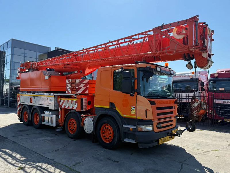 Scania P380 8X4 + FAUN HK40 + FLYJIB + BALLASTBL. 6,9 TON - 4.305 HOURS - Camión grúa: foto 1 Scania P380 8X4 + FAUN HK40 + FLYJIB + BALLASTBL. 6,9 TON - 4.305 HOURS - Camión grúa: foto 1