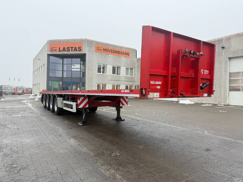 KEL-BERG Flatbed / Flachbettauflieger / Ladtrailer - Semirremolque plataforma/ Caja abierta: foto 1 KEL-BERG Flatbed / Flachbettauflieger / Ladtrailer - Semirremolque plataforma/ Caja abierta: foto 1
