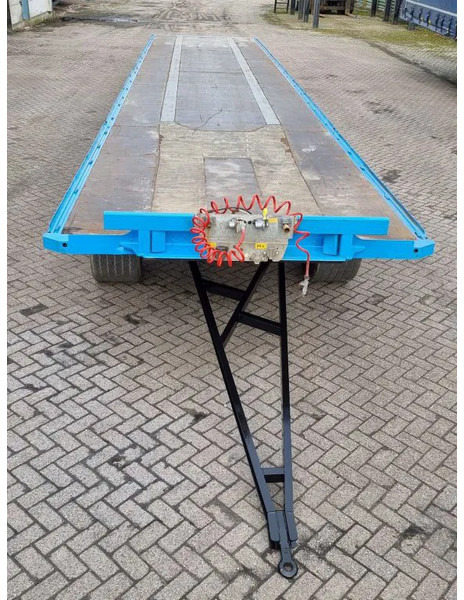 Van Hool 13.60 M LONG - 1 M HIGH - SUPER SINGLE TIRES - DRUM BRAKES - Remolque plataforma/ Caja abierta: foto 2 Van Hool 13.60 M LONG - 1 M HIGH - SUPER SINGLE TIRES - DRUM BRAKES - Remolque plataforma/ Caja abierta: foto 2