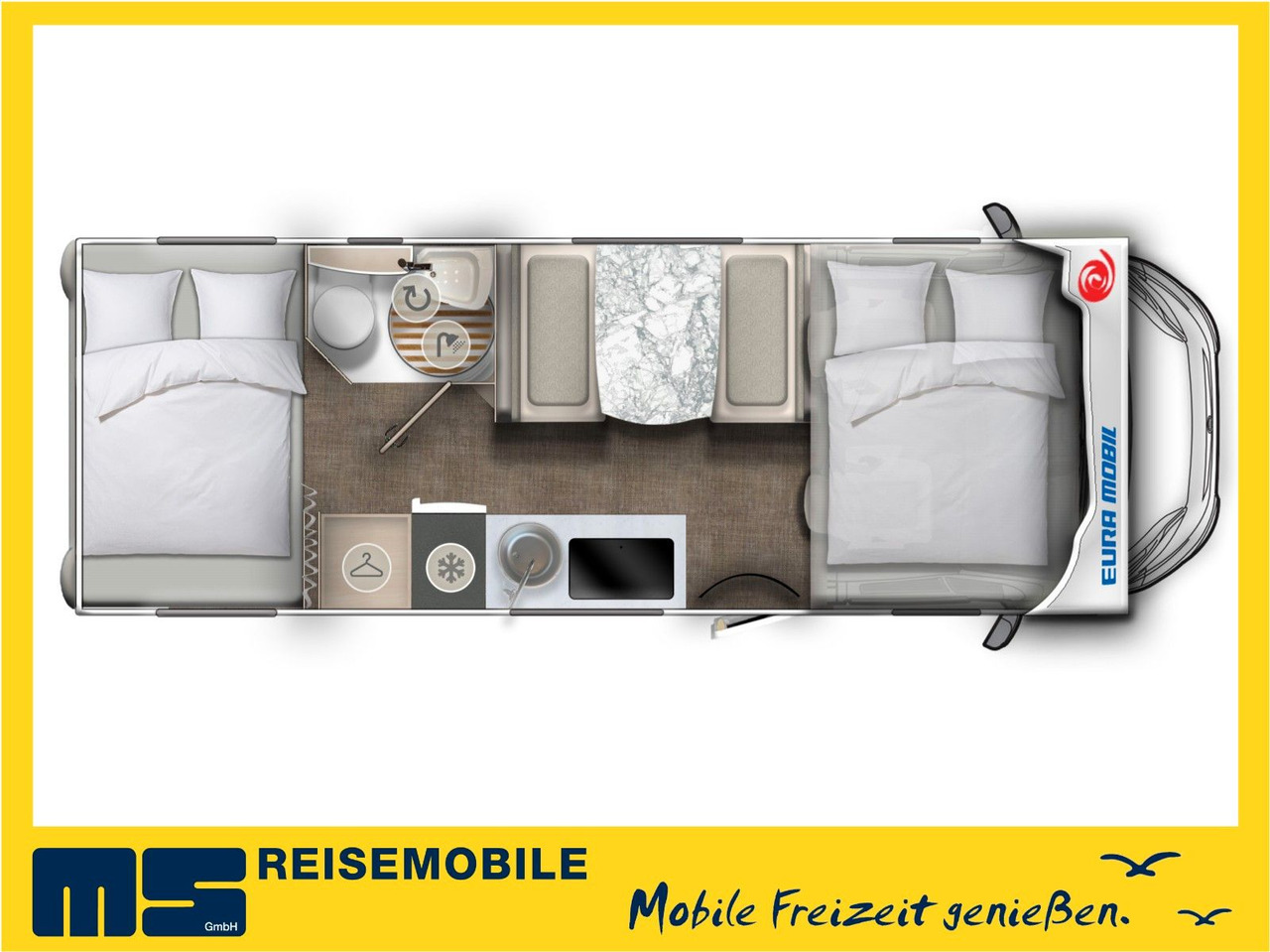Eura Mobil ACTIVA ONE 690 HB / 180PS-40H MAXI/ PANORAMADACH - Autocaravana capuchina: foto 2 Eura Mobil ACTIVA ONE 690 HB / 180PS-40H MAXI/ PANORAMADACH - Autocaravana capuchina: foto 2