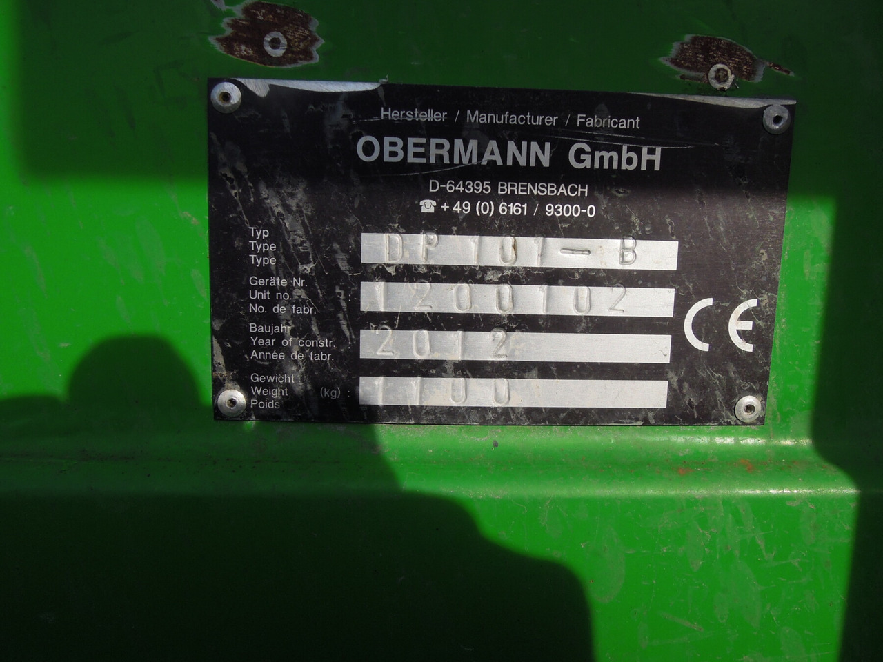 Obermann DP 101 B - Bomba de agua: foto 4 Obermann DP 101 B - Bomba de agua: foto 4