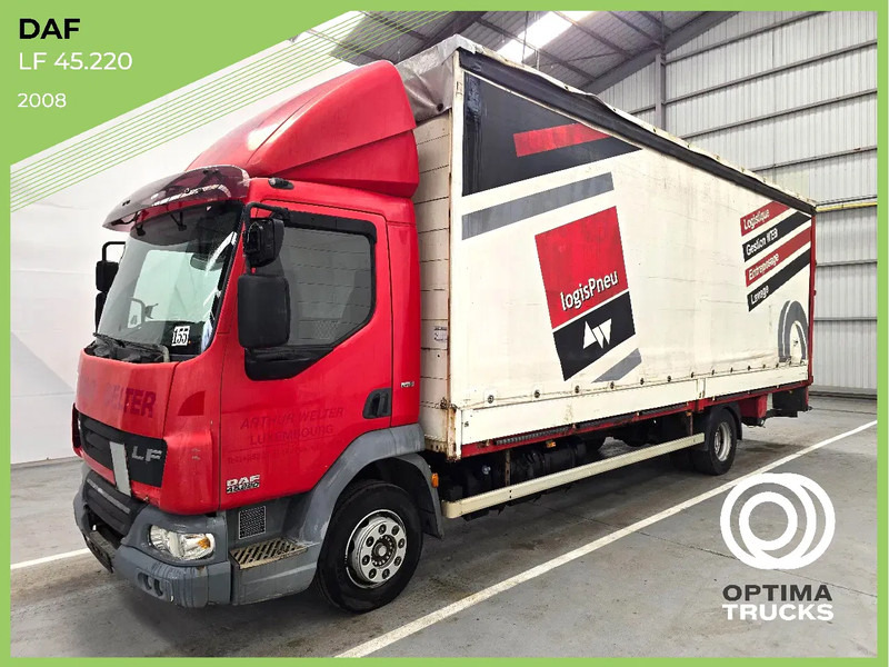 DAF LF 45 220 / EURO 5 / AIRCO / MANUEL / DHOLLANDIA 2000kg - Camión lona: foto 1 DAF LF 45 220 / EURO 5 / AIRCO / MANUEL / DHOLLANDIA 2000kg - Camión lona: foto 1