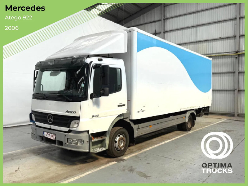 Mercedes-Benz Atego 922 DAUTEL LIFT / HAYON / BLATT-BLATT/LAMMES-LAMMES/ EURO3 / MANUAL - Camión caja cerrada: foto 1 Mercedes-Benz Atego 922 DAUTEL LIFT / HAYON / BLATT-BLATT/LAMMES-LAMMES/ EURO3 / MANUAL - Camión caja cerrada: foto 1