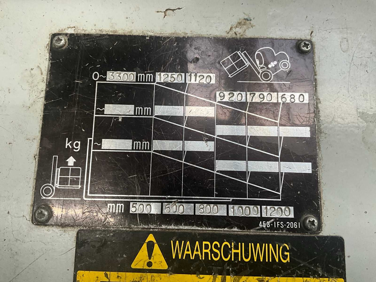 Carretilla elevadora 1991 KOMATSU FB13M-2 FORKLIFT: foto 12