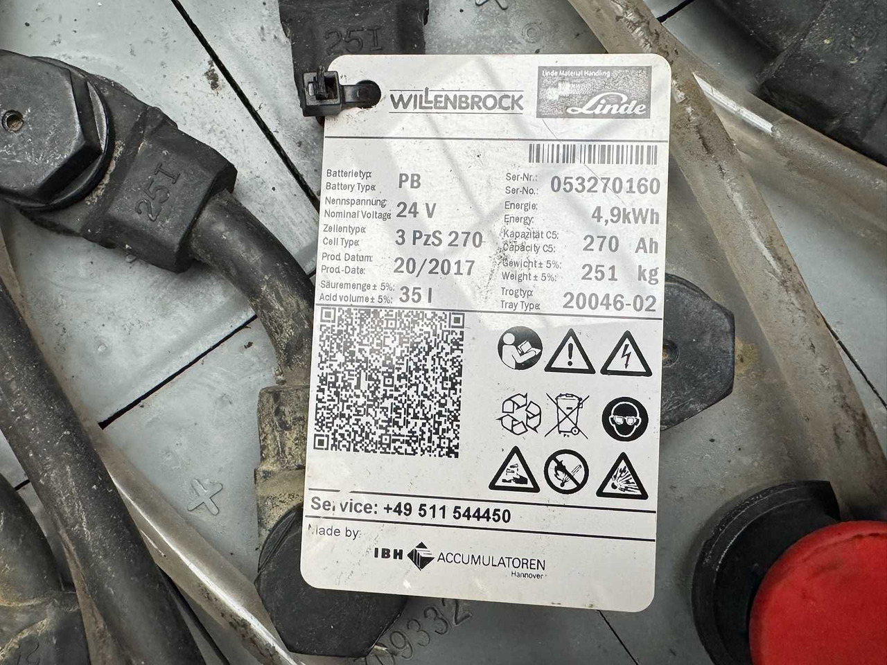 Carretilla elevadora 20/2017 SERVICE +UVV 09/2026 LINDE L14 1.400KG TRIPLEX 470CM PALLET TRUCK ANT 3.395 HOURS: foto 12