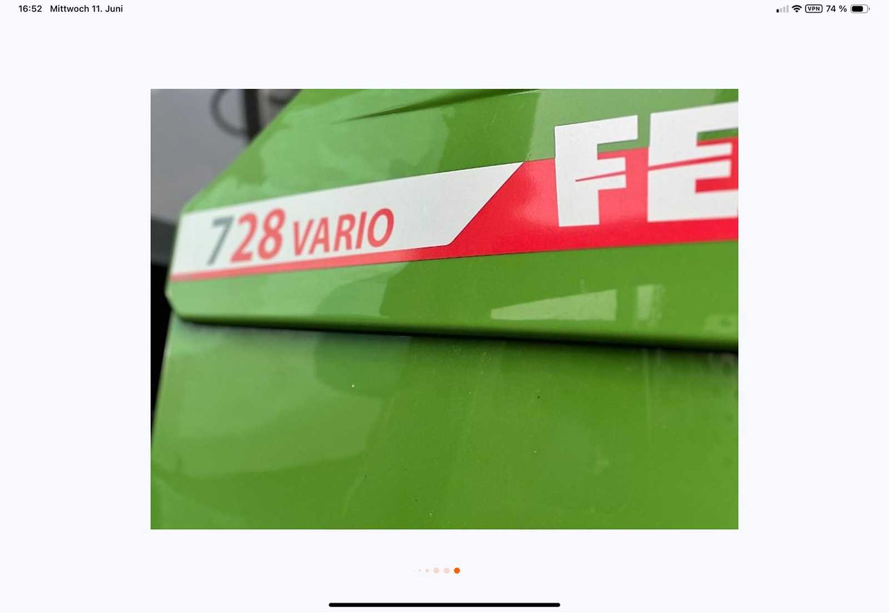 Fendt 728 Vario Gen7 Profi+ Setting2 - Tractor: foto 5 Fendt 728 Vario Gen7 Profi+ Setting2 - Tractor: foto 5