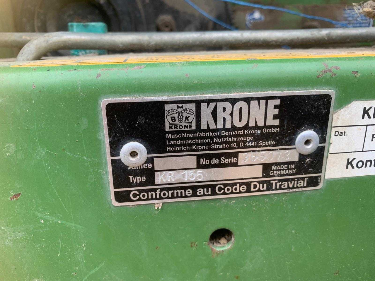 Krone KR 155 - Rotoempacadora: foto 3 Krone KR 155 - Rotoempacadora: foto 3