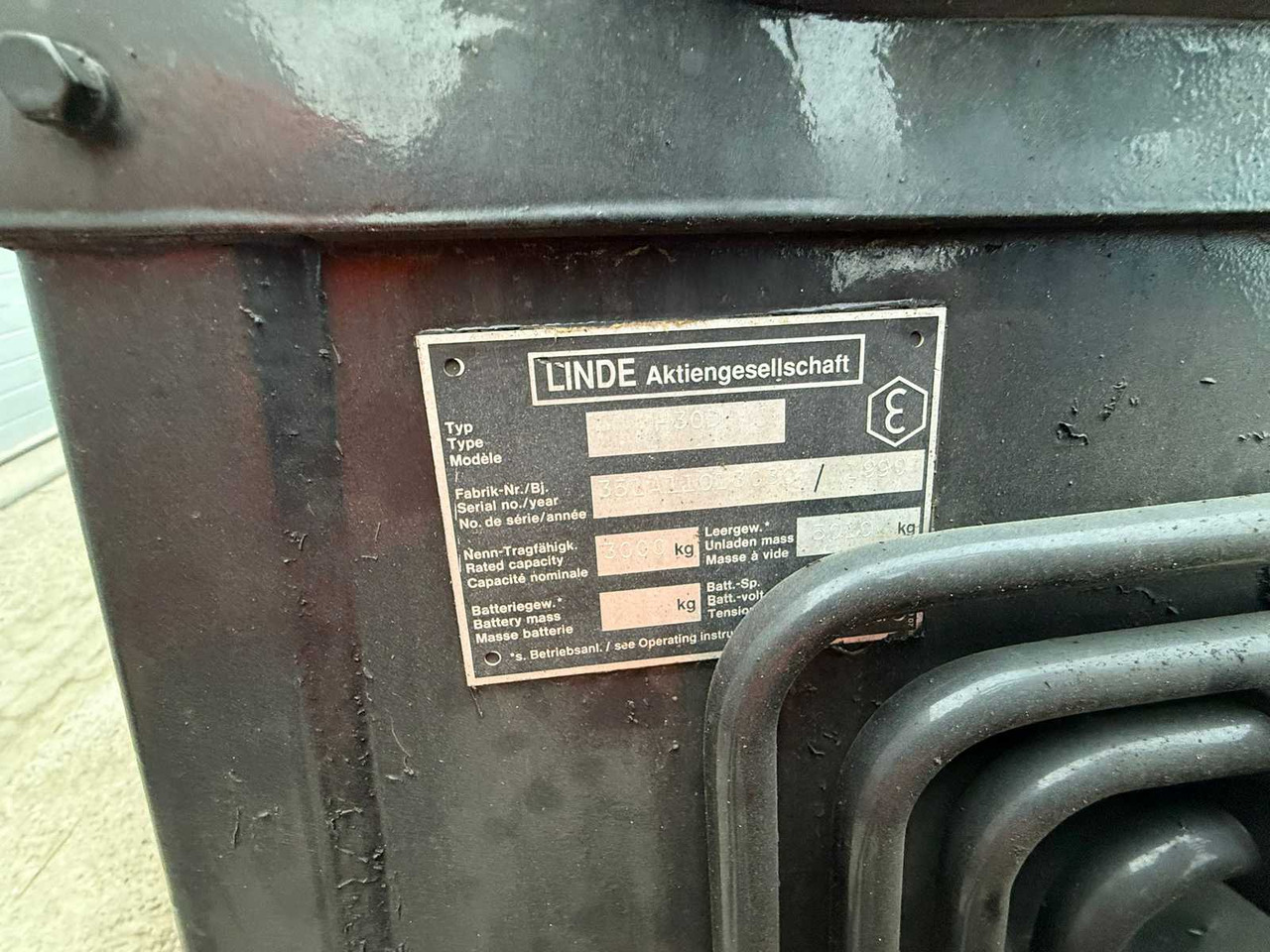 Carretilla elevadora LINDE HD30D FORKLIFT TRUCK: foto 14 Carretilla elevadora LINDE HD30D FORKLIFT TRUCK: foto 14
