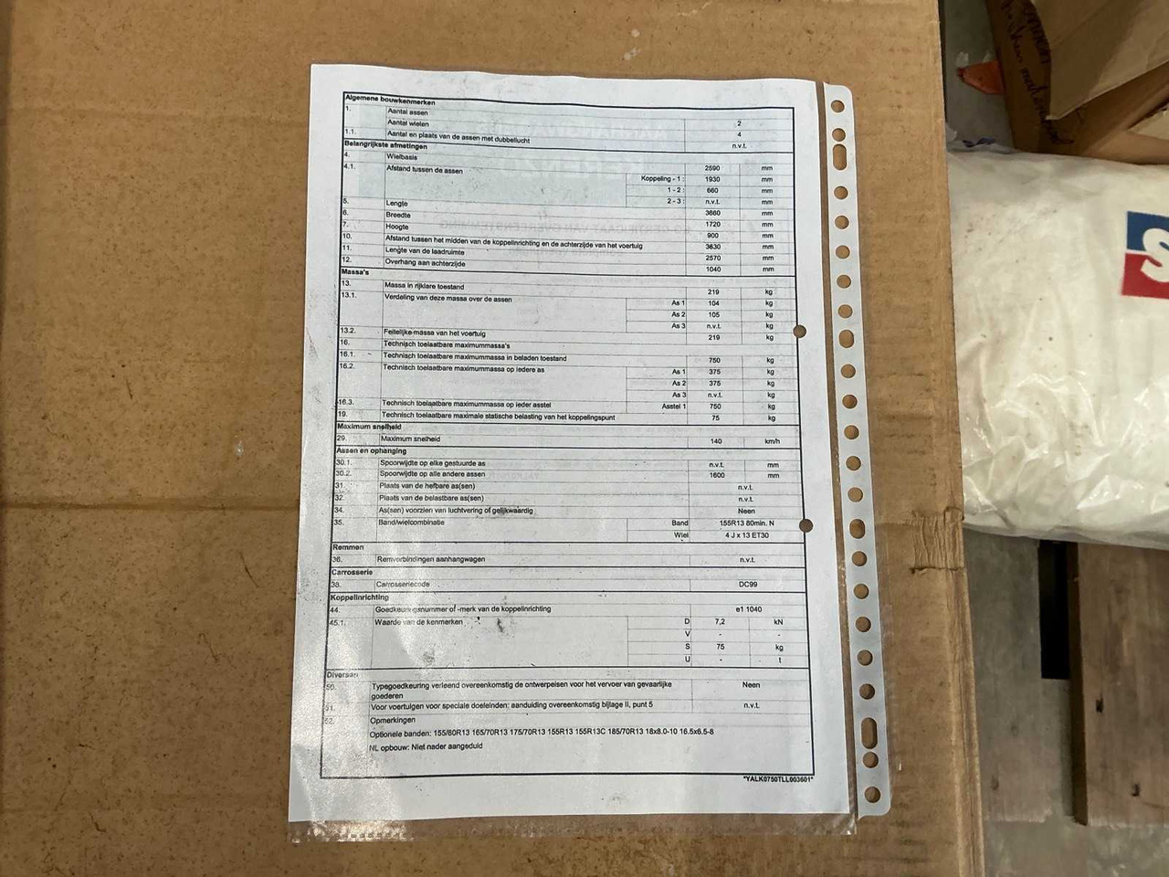 Remolque 2020 KERENZO K0750T TRAILER: foto 11