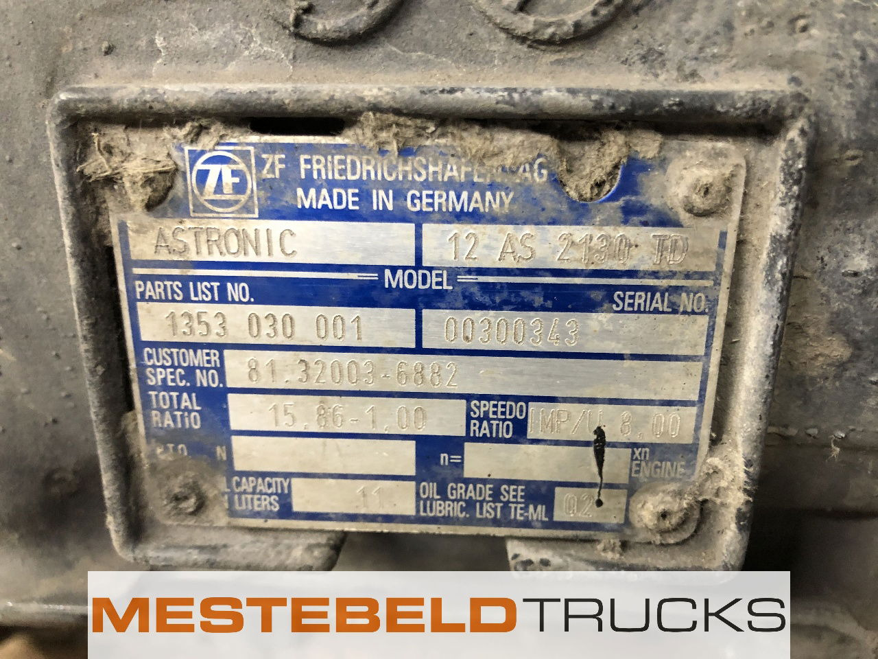 MAN Versn bak 12 AS 2130 TD - Caja de cambios y piezas para Camión: foto 5 MAN Versn bak 12 AS 2130 TD - Caja de cambios y piezas para Camión: foto 5