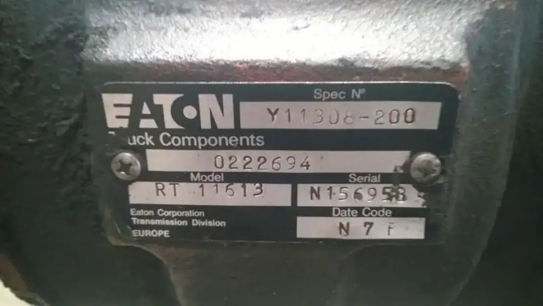 MAN Versnellingsbak Eaton RT11613 - Caja de cambios y piezas para Camión: foto 4 MAN Versnellingsbak Eaton RT11613 - Caja de cambios y piezas para Camión: foto 4