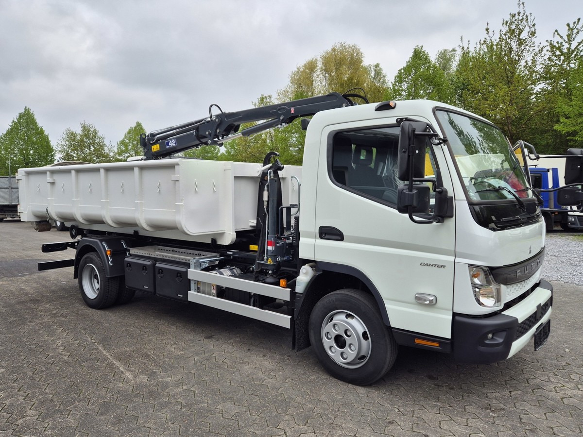 Camión multibasculante, Camión grúa FUSO FUSO 9C18 City Abrollkipper + Ladekran m.Greifer: foto 7 Camión multibasculante, Camión grúa FUSO FUSO 9C18 City Abrollkipper + Ladekran m.Greifer: foto 7