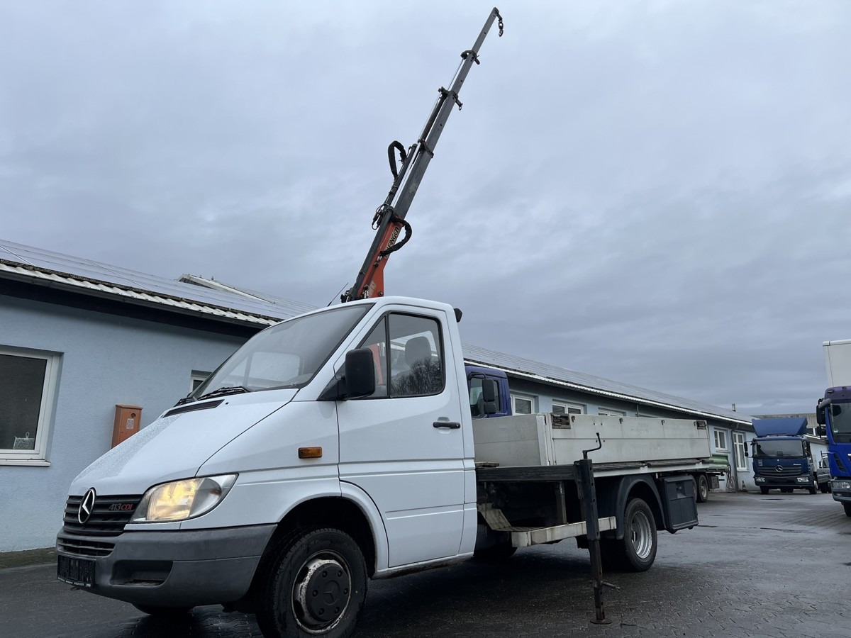 MERCEDES-BENZ Sprinter 413 313 Pritsche Kran Palfinger PC2300 - Furgoneta caja abierta: foto 4 MERCEDES-BENZ Sprinter 413 313 Pritsche Kran Palfinger PC2300 - Furgoneta caja abierta: foto 4