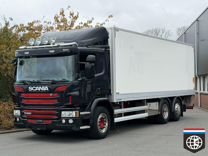 Scania P280LB6X2*4MNB NL truck - de stad in tot 2030 !!!!! lift en stuuras - klep - slechts 135 DKM - Camión caja cerrada: foto 1 Scania P280LB6X2*4MNB NL truck - de stad in tot 2030 !!!!! lift en stuuras - klep - slechts 135 DKM - Camión caja cerrada: foto 1