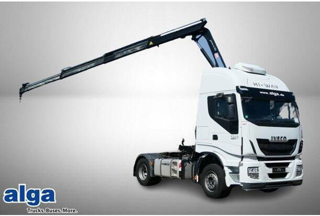 Iveco 460 Stralis 4x2, Kran HMF 1320K3, Hydr., Klima - Cabeza tractora: foto 1 Iveco 460 Stralis 4x2, Kran HMF 1320K3, Hydr., Klima - Cabeza tractora: foto 1