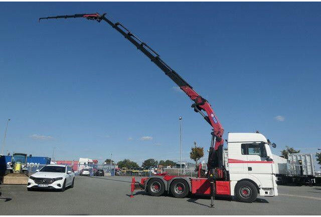 MAN 28.500 TGX 6X2-2 BLS, Kran HMF 5020-K6, Funk,23m - Cabeza tractora: foto 2 MAN 28.500 TGX 6X2-2 BLS, Kran HMF 5020-K6, Funk,23m - Cabeza tractora: foto 2