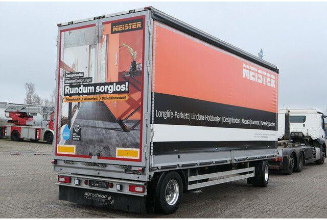 Dünschede PA 18/7, Jumbo, Bordwände, Alu-Felgen - Remolque con toldo: foto 4 Dünschede PA 18/7, Jumbo, Bordwände, Alu-Felgen - Remolque con toldo: foto 4