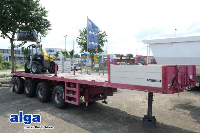 ES-GE 4.VON-25-40.3H, Pritsche, 4-Achser, Gelenkt, SAF ES-GE 4.VON-25-40.3H, Pritsche, 4-Achser, Gelenkt, SAF - Semirremolque plataforma/ Caja abierta: foto 1 ES-GE 4.VON-25-40.3H, Pritsche, 4-Achser, Gelenkt, SAF ES-GE 4.VON-25-40.3H, Pritsche, 4-Achser, Gelenkt, SAF - Semirremolque plataforma/ Caja abierta: foto 1