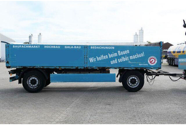 Krone AZP 18, Baustoff, BPW, 7.200mm lang, Scheibe - Remolque plataforma/ Caja abierta: foto 5 Krone AZP 18, Baustoff, BPW, 7.200mm lang, Scheibe - Remolque plataforma/ Caja abierta: foto 5