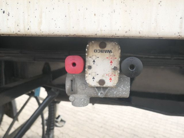 Semirremolque plataforma/ Caja abierta Langendorf SSH 20/25, Kalksandstein, Kran Atlas AK330.2V: foto 14