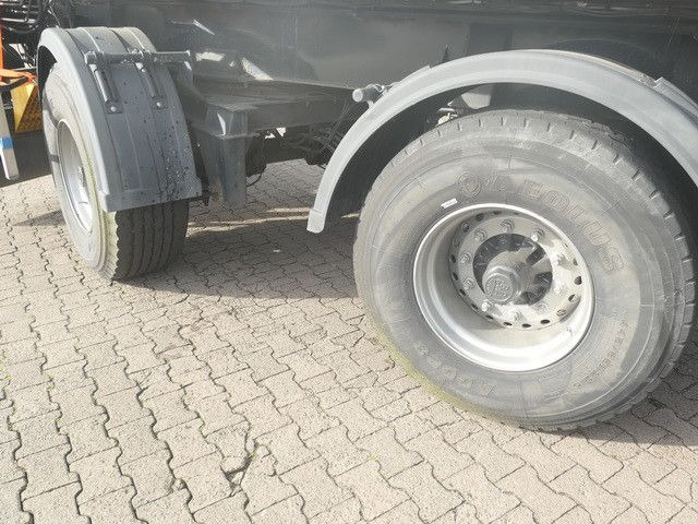 Semirremolque plataforma/ Caja abierta Langendorf SSH 20/25, Kalksandstein, Kran Atlas AK330.2V: foto 9