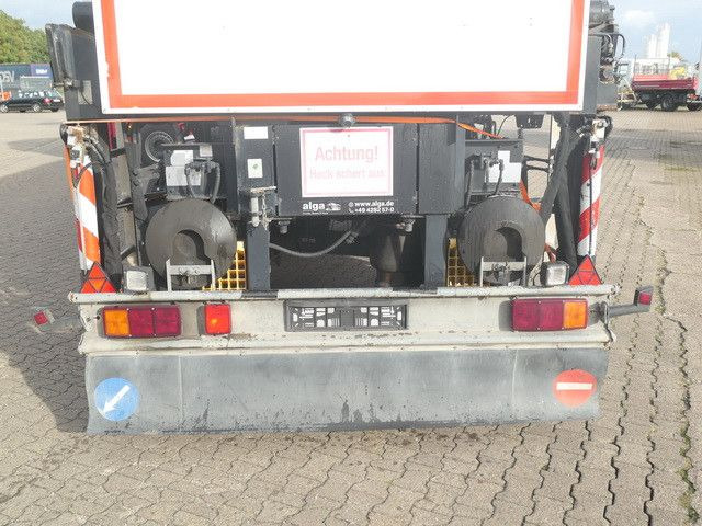Semirremolque plataforma/ Caja abierta Langendorf SSH 20/25, Kalksandstein, Kran Atlas AK330.2V: foto 6
