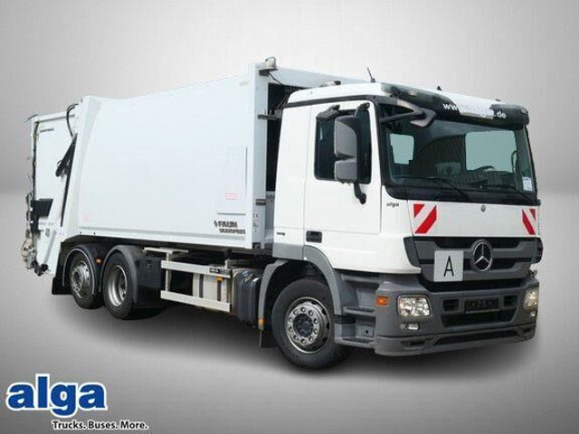 Mercedes-Benz 2532 L Actros 6x2, Faun, Variopress II 524,Klima - Camión de basura: foto 1 Mercedes-Benz 2532 L Actros 6x2, Faun, Variopress II 524,Klima - Camión de basura: foto 1