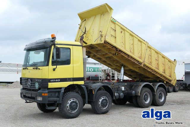 Mercedes-Benz 4140 AK Actros 8x8, Allrad, Meiller, 17m³ - Camión volquete: foto 1 Mercedes-Benz 4140 AK Actros 8x8, Allrad, Meiller, 17m³ - Camión volquete: foto 1