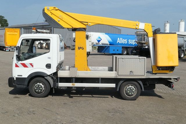 Camión con plataforma elevadora, Furgoneta Nissan 32.12 4x2, 11m Arbeitshühe, Klima, 3x am Lager: foto 6