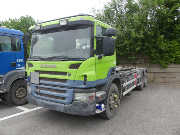 REF:1290 - Camion porte container Scania PRT (2005-529.990 km) - Camión portacontenedore/ Intercambiable: foto 1 REF:1290 - Camion porte container Scania PRT (2005-529.990 km) - Camión portacontenedore/ Intercambiable: foto 1