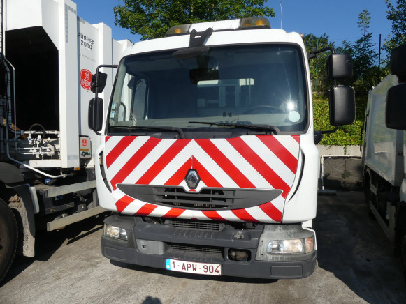 REF:1338 - Camion poubelle Renault Midlum 190DXI (2011-140.758 km) - Camión de basura: foto 1 REF:1338 - Camion poubelle Renault Midlum 190DXI (2011-140.758 km) - Camión de basura: foto 1