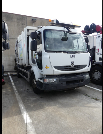 REF:1388 - Camion poubelle Renault Midlum 270DXI (2011-185.032 km) - Camión de basura: foto 1 REF:1388 - Camion poubelle Renault Midlum 270DXI (2011-185.032 km) - Camión de basura: foto 1