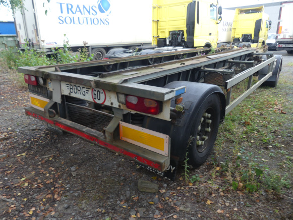 REF:6149 - Remorque porte-container Burg BPA 09-09 ACXXX - Remolque multilift/ Portacontenedores de cadenas: foto 3 REF:6149 - Remorque porte-container Burg BPA 09-09 ACXXX - Remolque multilift/ Portacontenedores de cadenas: foto 3