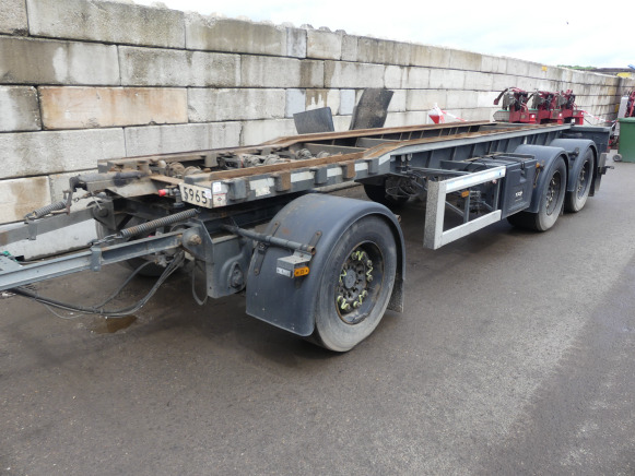 REF:WS-SH-57 - Remorque porte container GS Meppel ALC-2700N - Remolque portacontenedore/ Intercambiable: foto 1 REF:WS-SH-57 - Remorque porte container GS Meppel ALC-2700N - Remolque portacontenedore/ Intercambiable: foto 1