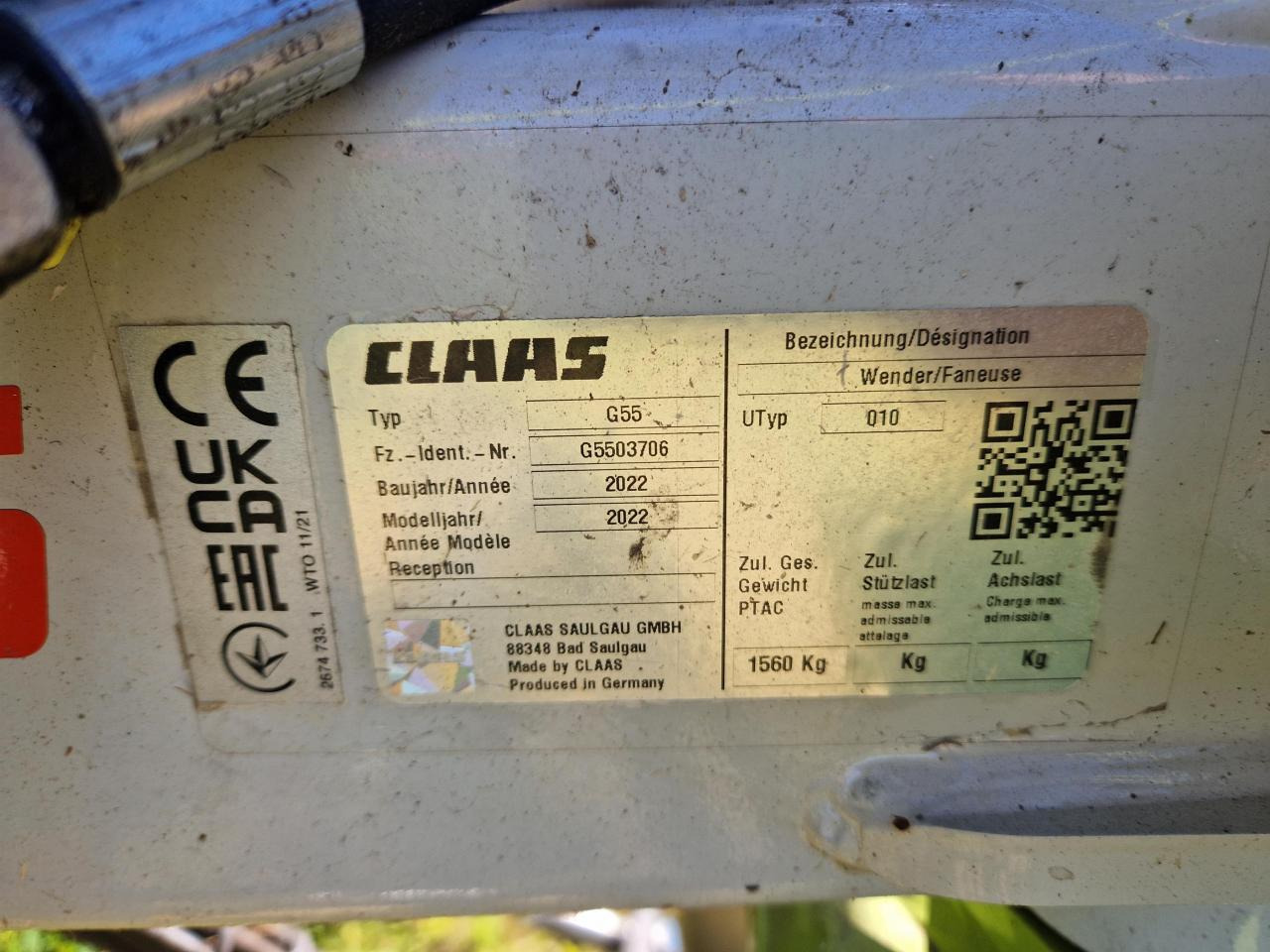 CLAAS Volto 1100 - Henificadora: foto 2 CLAAS Volto 1100 - Henificadora: foto 2