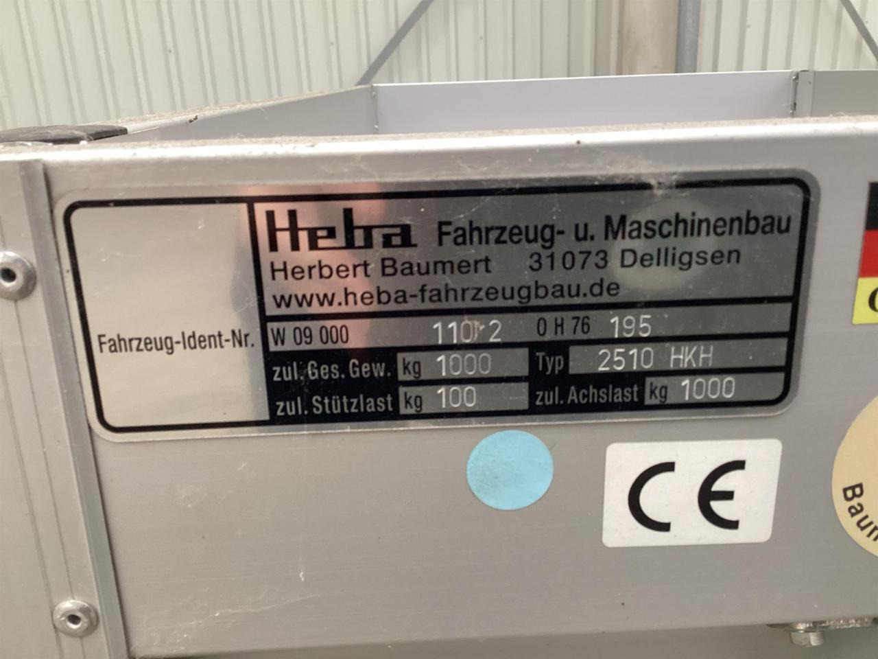 / Heba Fahrzeugbau 2510HKH 25 km/H - Dúmper: foto 5 / Heba Fahrzeugbau 2510HKH 25 km/H - Dúmper: foto 5