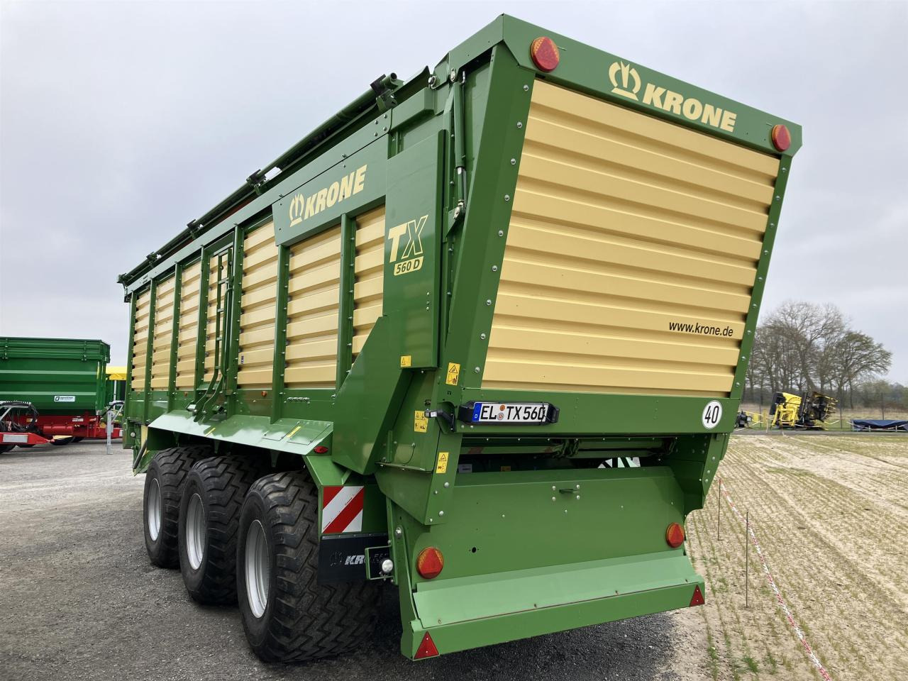Krone TX 560 D - Remolque autocargador: foto 4 Krone TX 560 D - Remolque autocargador: foto 4