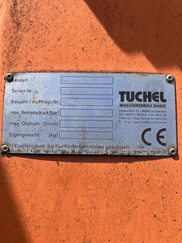 Tuchel Exclusiv 200 HG - Barredora cucharón: foto 3 Tuchel Exclusiv 200 HG - Barredora cucharón: foto 3