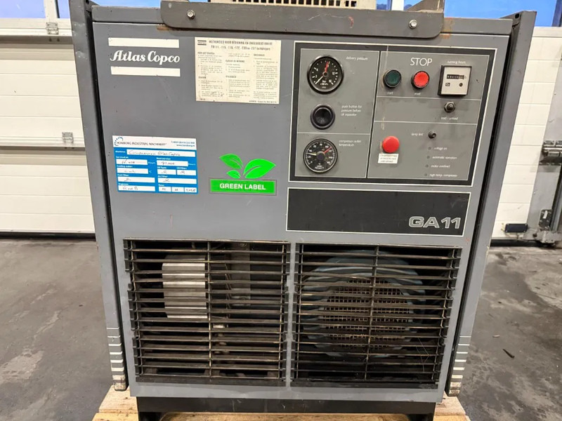 Atlas-Copco GA 11 Elektrische Schroefcompressor 1560 L / min 7.5 Bar - Compresor de aire: foto 4 Atlas-Copco GA 11 Elektrische Schroefcompressor 1560 L / min 7.5 Bar - Compresor de aire: foto 4